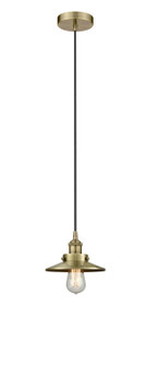 Edison One Light Pendant in Antique Brass (405|616-1PH-AB-M4-AB)