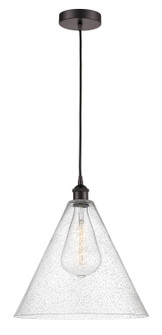 Edison One Light Pendant in Black Antique Brass (405|616-1P-BAB-GBC-162)