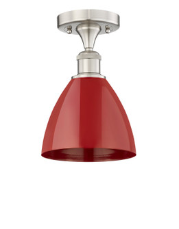 Edison One Light Semi-Flush Mount in Antique Brass (405|616-1F-AB-MBD-75-GR)