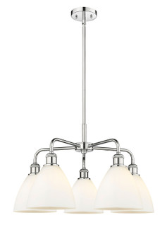 Downtown Urban Five Light Chandelier in Polished Chrome (405|516-5CR-PC-GBD-751)