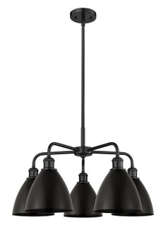 Ballston Five Light Chandelier in Matte Black (405|516-5CR-BK-MBD-75-BK)