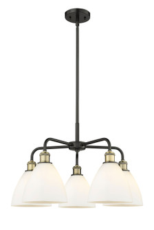Ballston Five Light Chandelier in Black Antique Brass (405|516-5CR-BAB-GBD-751)