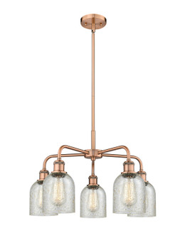 Ballston Five Light Chandelier in Antique Copper (405|516-5CR-AC-G259)