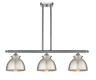 Ballston Three Light Island Pendant in Brushed Satin Nickel (405|516-3I-SN-M14-SN)