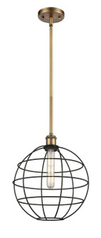 Ballston LED Pendant in Brushed Brass (405|516-1S-BB-CE-12-BK)