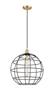Ballston LED Pendant in Satin Gold (405|516-1P-SG-CE-16-BK)