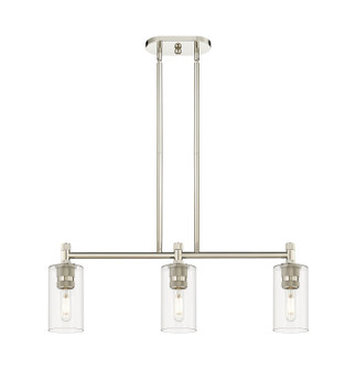 Downtown Urban LED Island Pendant in Polished Nickel (405|434-3I-PN-G434-7CL)