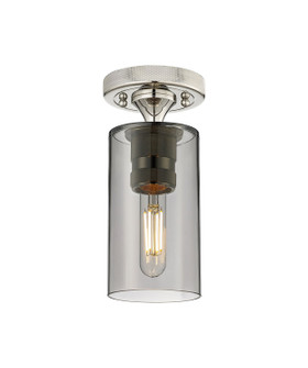 Downtown Urban One Light Flush Mount in Polished Nickel (405|434-1F-PN-G434-7SM)