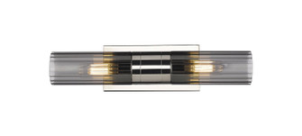 Downtown Urban Two Light Bath Vanity in Polished Nickel (405|429-2WL-PN-G429-8SM)