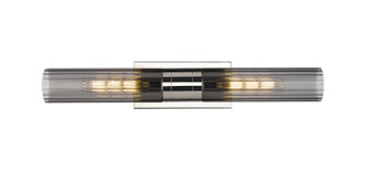 Downtown Urban Two Light Bath Vanity in Polished Nickel (405|429-2WL-PN-G429-11SM)