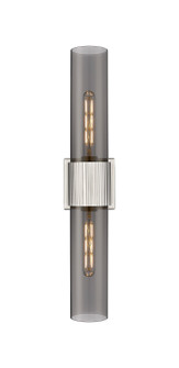 Downtown Urban Two Light Bath Vanity in Satin Nickel (405|428-2WL-SN-G428-12SM)