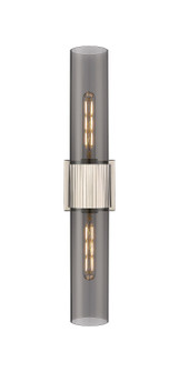 Downtown Urban Two Light Bath Vanity in Polished Nickel (405|428-2WL-PN-G428-12SM)