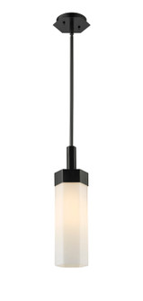 Downtown Urban LED Pendant in Matte Black (405|427-1S-BK-G427-14WH)