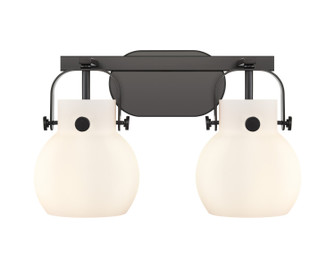 Downtown Urban LED Bath Vanity in Matte Black (405|423-2W-BK-G410-6WH)