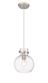 Downtown Urban One Light Pendant in Brushed Satin Nickel (405|410-1PS-SN-G410-8CL)