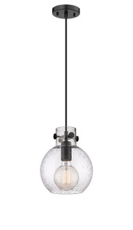 Downtown Urban One Light Mini Pendant in Matte Black (405|410-1PS-BK-G410-8SDY)