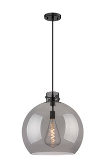 Newton One Light Pendant in Matte Black (405|410-1PL-BK-G410-18SM)