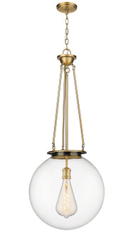 Essex One Light Pendant in Brushed Brass (405|221-1P-BB-G202-18)