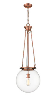 Essex One Light Pendant in Antique Copper (405|221-1P-AC-G202-14)