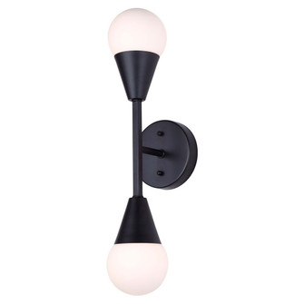 Arlowe Two Light Wall Sconce in Matte Black (387|IWF1125A02BK9)