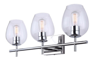 Cain Three Light Vanity in Chrome (387|IVL1019A03CH)