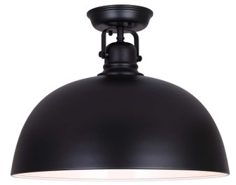 Polo One Light Flush Mount in Matte Black (387|IFM622A16BK)