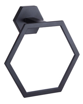 Atalee Towel Ring in Matte Black (387|BA109A07BK)