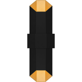 Chasm LED Outdoor Wall Mount in Matte Black Gold (10|CHS8407MBKG)