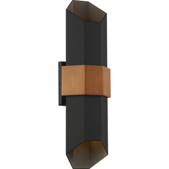 Chasm LED Outdoor Wall Mount in Matte Black Gold (10|CHS8407MBKG)