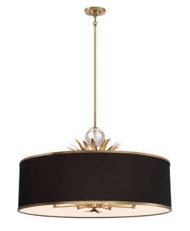 Caprio Eight Light Pendant in Natural Brushed Brass (7|4588-672)