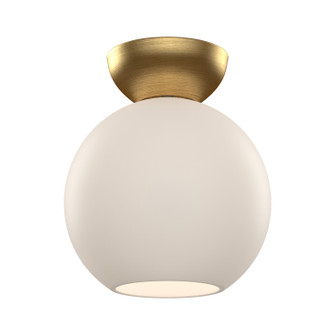 Arcadia One Light Semi-Flush Mount in Brushed Gold/Opal Glass (347|SF59708-BG/OP)