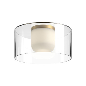 Birch LED Flush Mount in Brushed Gold/Clear (347|FM53512-BG/CL)