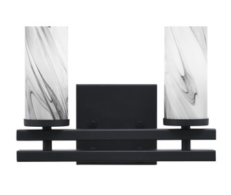 Belmont Two Light Bathroom Lighting in Matte Black (200|2712-MB-802)