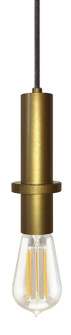 Firenze One Light Pendant in Satin Brass (408|PD327SBRT3AM)