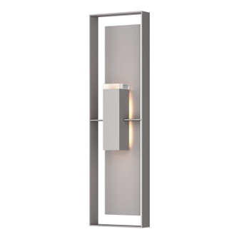 Shadow Box Two Light Outdoor Wall Sconce in Coastal Burnished Steel (39|302608-SKT-78-78-ZM0736)
