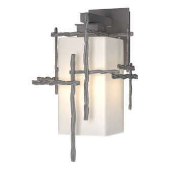 Tura One Light Outdoor Wall Sconce in Coastal Burnished Steel (39|302581-SKT-78-GG0093)