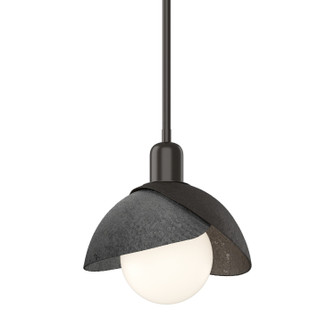 Brooklyn One Light Pendant in Oil Rubbed Bronze (39|181183-SKT-MULT-14-89)