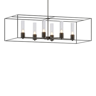Portico Six Light Pendant in Oil Rubbed Bronze (39|138940-SKT-MULT-14-10-II0392)
