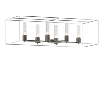 Portico Six Light Pendant in Dark Smoke (39|138940-SKT-MULT-07-82-II0392)