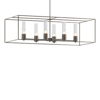 Portico Six Light Pendant in Dark Smoke (39|138940-SKT-MULT-07-05-II0392)