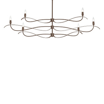 Willow Six Light Chandelier in Bronze (39|136352-SKT-MULT-05)