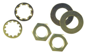 Nuts And Washers 6 Assorted Nuts in Brass-Plated (88|7062800)