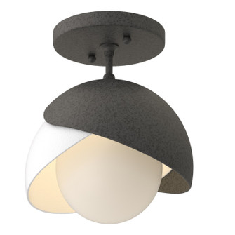 Brooklyn One Light Semi-Flush Mount in Natural Iron (39|121377-SKT-20-02-GG0711)