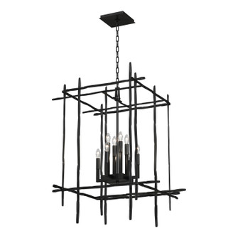 Tura Eight Light Chandelier in Ink (39|101317-SKT-89)