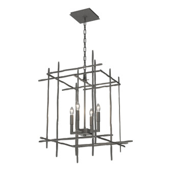 Tura Four Light Chandelier in Natural Iron (39|101316-SKT-20)