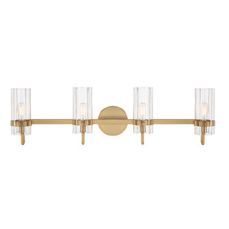 Brook Four Light Vanity in Gold (40|45464-010)