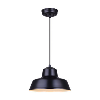 Levi One Light Pendant in Matte Black (387|IPL1095A01BK)