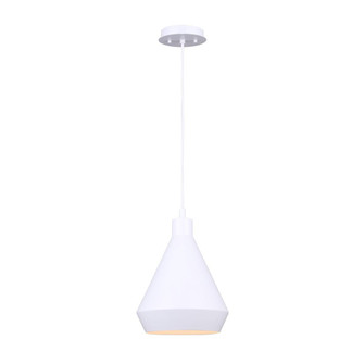 Byck One Light Pendant in Matte White (387|IPL1020A01WH)