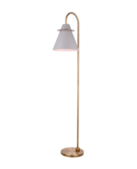 Talia One Light Floor Lamp in Gold/Grey/White (387|IFL1076A66MGG)