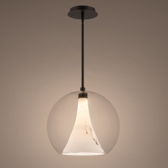 Chantilly LED Pendant in Black (34|PD-25314-BK)